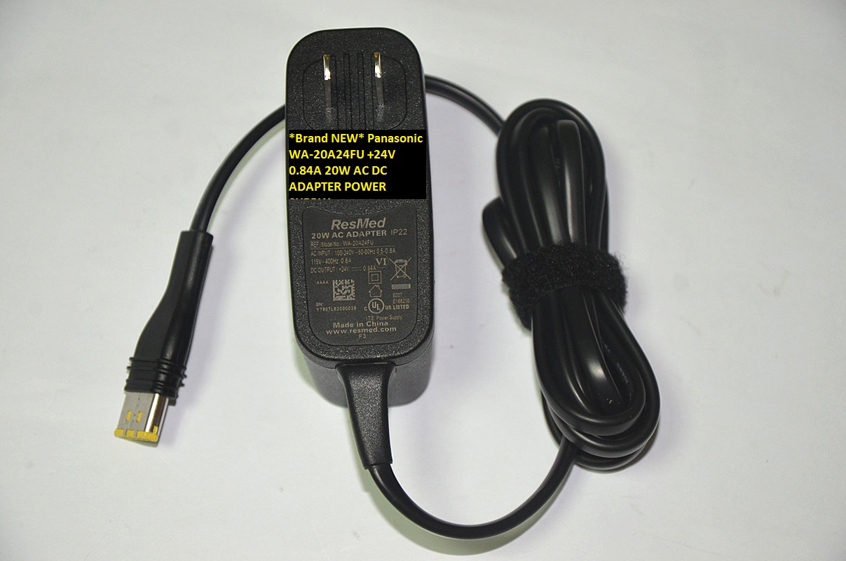 *Brand NEW*AC100-240V +24V 0.84A Panasonic 20W WA-20A24FU AC DC ADAPTER POWER SUPPLY